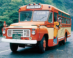 ボンネットバス伊豆の踊子号の写真